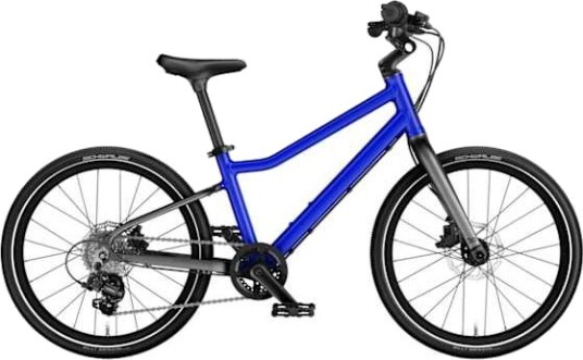 Woom Explore 4 Barnesykkel 20" Blå med Skivebremser for Unge Syklister