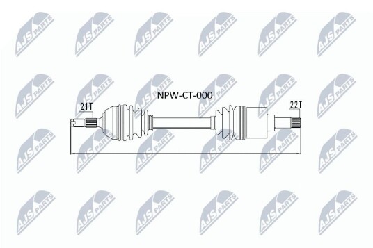Nty Drivaksel NTY NPW CT 000