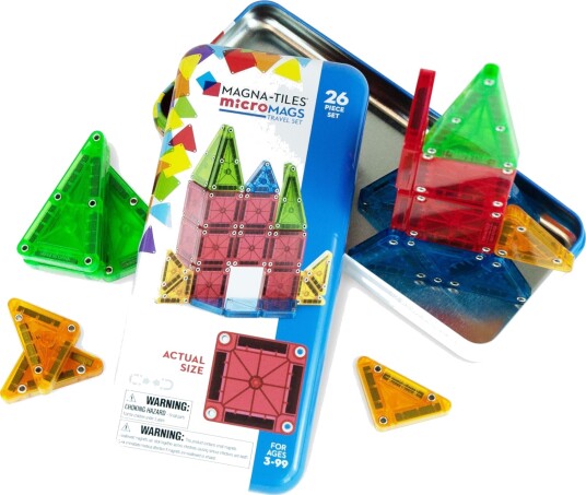 MagnaTiles MicroMAGS Travel Metallboks MagnaTiles MicroMAGS Travel Metallboks