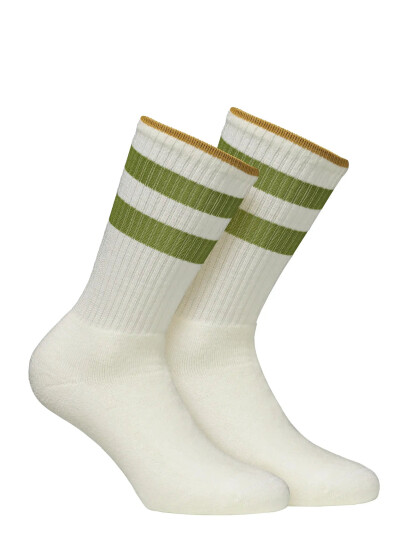 Alpacasocks&Co Knitted Merino Socks In 2 Pack Cream 42 45