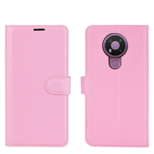 INCOVER Nokia 3.4 Klassisk PU Skinndeksel m. Lommebok - Pink