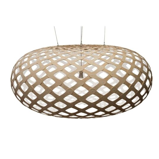 David Trubridge - Kina Pendel Ø140 Hvit 1 Side