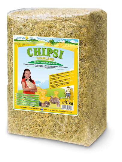 Jrs Petcare Chipsi Farmland Bedding Straw 4Kg (400297323416)