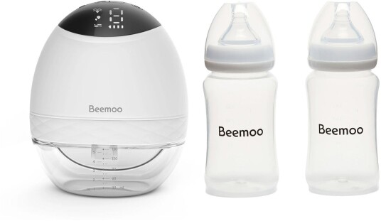 Beemoo CARE Wearable LED Elektrisk Brystpumpe Singel inkl. Flasker 240 ml 2-pack Beemoo CARE Wearable LED Elektrisk Brystpumpe Singel inkl. Flasker 240 ml 2-pack