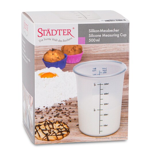 Städter Silikon målebeger 500 ml