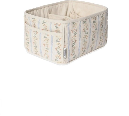 Garbo&Friends Strawberry Garland Diaper Caddy - STRAWBERRY GARLAND - 34X24X19 cm