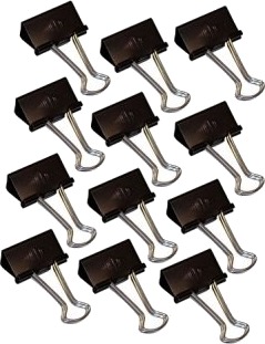 Wedo Wedo 64 21432 Metall Nickel Sort 1,3 Cm 32 Mm 12 Stykker