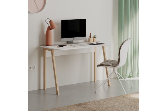 Skrivebord Shett 120x75x120 cm Lysebrun