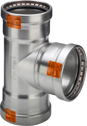 64,0 x 22 x 64,0 mm Sanpress Inox T-stykke