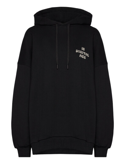 Mads Nørgaard Organic Sweat Harvey Hoodie - Black - S Mads Nørgaard Organic Sweat Harvey Hoodie - Black - S