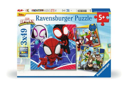 Ravensburger - Puzzle Spidey's Adventures 3x49p Ravensburger - Puzzle Spidey's Adventures 3x49p