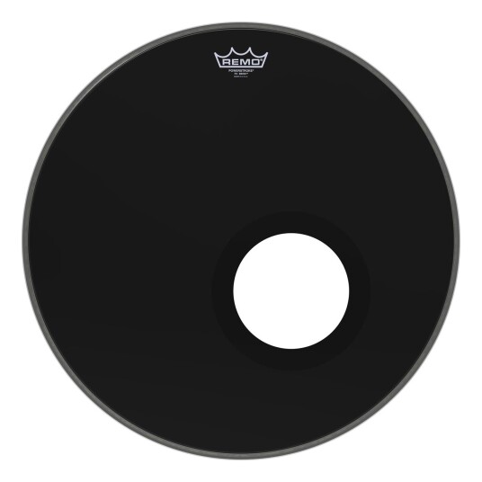 Remo P3-1020-Es-Dm Powerstroke Ebony Frontsk. M/ 5 Hull 20