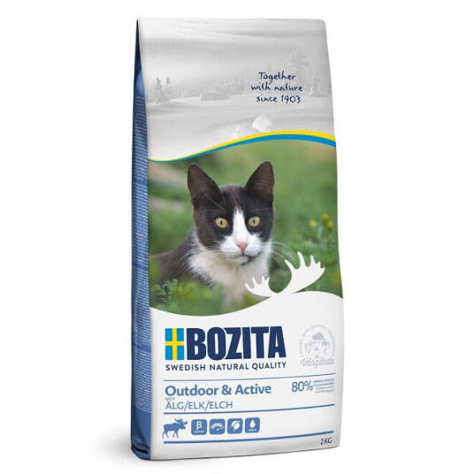 Bozita Outdoor & Active 2 kg Kattemat med Elg og Kylling for Voksne Katter Bozita Outdoor & Active 2 kg Kattemat med Elg og Kylling for Voksne Katter