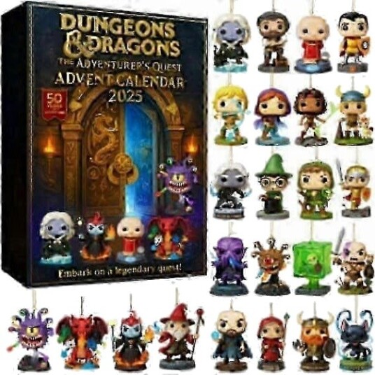 Dungeons & Dragons Adventskalender Blind Box Juletrepynt