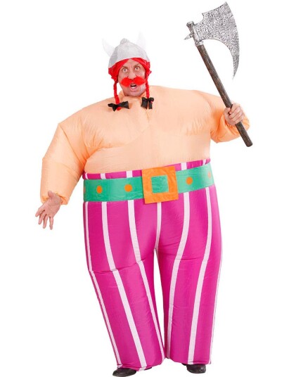 Robust Obelix Oppblåsbart Kostyme
