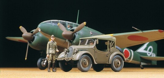 Tamiya 1/48 Mitsubishi Ki 46 III Type and 4x4 Kurogane