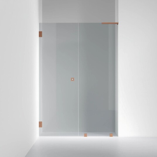INR Iconic Nordic Rooms Dusjnisje ARC 4 Original Måltilpasset Brushed Bronze / Venstre Grått Glass