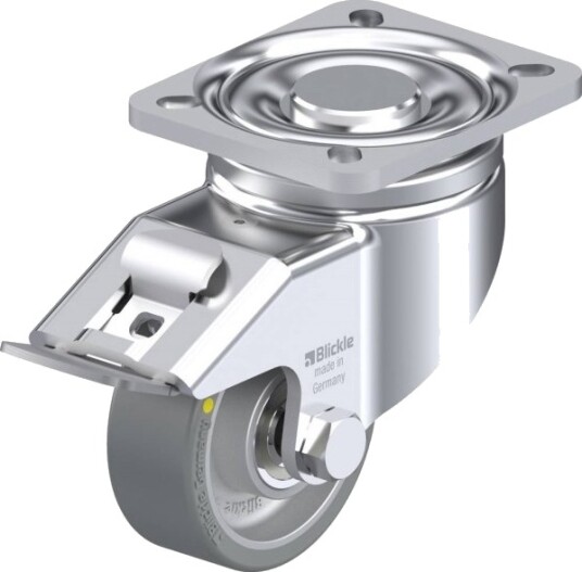Blickle 852507 Lh-Alth 80K-Fi-As Styrehjul Med Brems Hjuldiameter 80 Mm 200 Kg 1 Stk