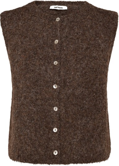 Soft Rebels Srcamilla Vest Knit   Brown   XS