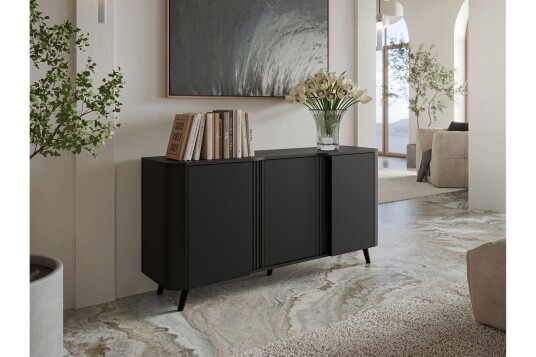 Kommode Clement 151 cm   Svart