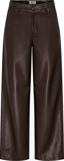 Only Ballongbukser Onlneli MW Faux Lea Barrel Pant Pnt Brun Only Ballongbukser Onlneli MW Faux Lea Barrel Pant Pnt Brun