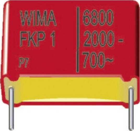 Wima Fkp1o132207f00kssd 1 Stk Fkp Filmkondensator 0,22 Μf 1000 V/Dc 10 % 37,5 Mm L X B X H 41,5 X 19 X 32 Mm Bulk