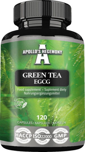Grønn Te EGCG ekstrakt 500mg 100 kaps Apollos Hegemony