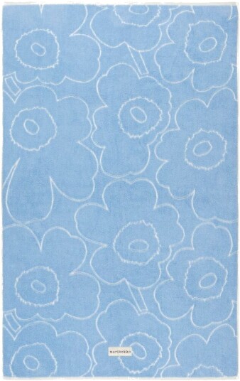 Marimekko Piirto Unikko badehåndkle 100x160 cm Blue