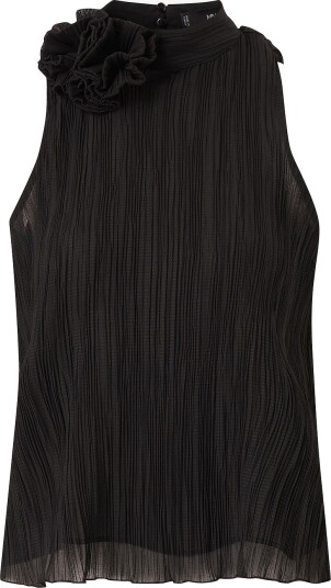 Mango Bluse Flori Svart
