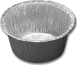 Alubakke 106 Ml Ø80x35 Mm Rund,20 Pk X 100 Stk/Krt