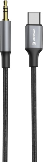 Av-Adapter Swissten Swissten Audio Tekstil Usb-C Til 3,5 Mm Jack-Kabel 1,5 M