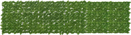 vidaXL Balkong skjerm med blader Grønn og gul 300 x 75 cm
