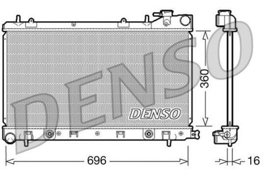 Radiator DENSO DRM36002