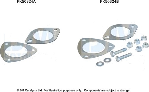 BM CATALYSTS FK50324 Monteringssett, eksosrør