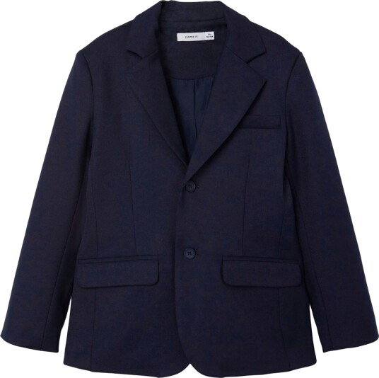 Name It Nkmriramel Blazer Noos Navy 146 - Klassisk Barn Blazer med Knapper