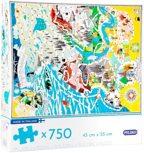 Moomin by Martinex Puslespill Mummitrollet-spill 750 Brikker