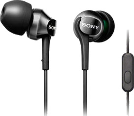 Sony MDR-EX110APB In-Ear hodetelefoner - 3,5mm minijack - Svart