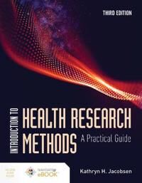 Introduction To Health Research Methods Av Kathryn H. Jacobsen Introduction To Health Research Methods Av Kathryn H. Jacobsen