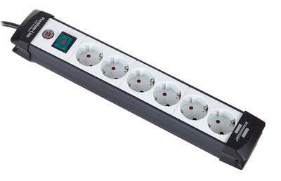 Brennenstuhl Premium-Line 6-veis Flerkoplingslist 5m Sort