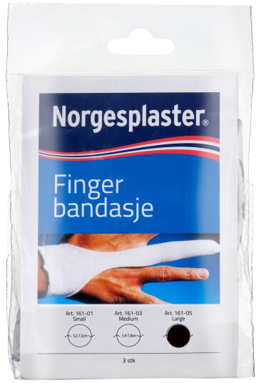 Norgesplaster Fingerbandasje Large 3 stk.