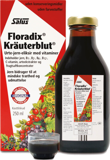 Salus Floradix Kräuterblut Jern 250ml Salus Floradix Kräuterblut Jern 250ml