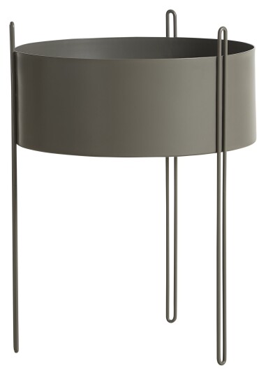 WOUD - Pidestall planter L, Brun