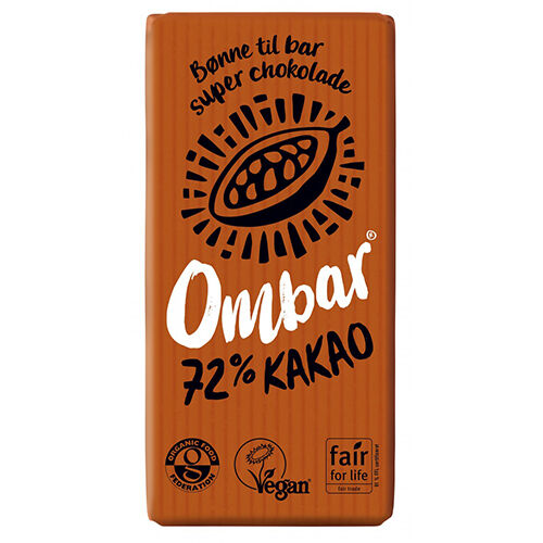 Ombar Raw Chocolate 72% Bar Ø 35gram 1 Bar Ombar Raw Chocolate 72% Bar Ø 35gram 1 Bar