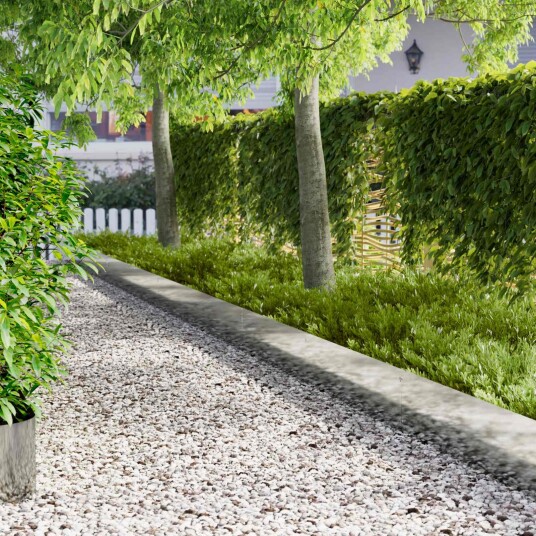 vidaXL Gjerdekant 20 stk. 103 x 30 cm Stål Sølv