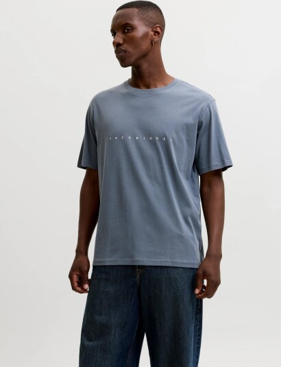 Jack & Jones Jjestar Jj Tee Ss Noos Blue XL