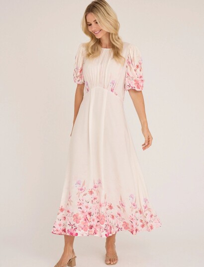 A View Botanic Dress Cream 38 A View Botanic Dress Cream 38