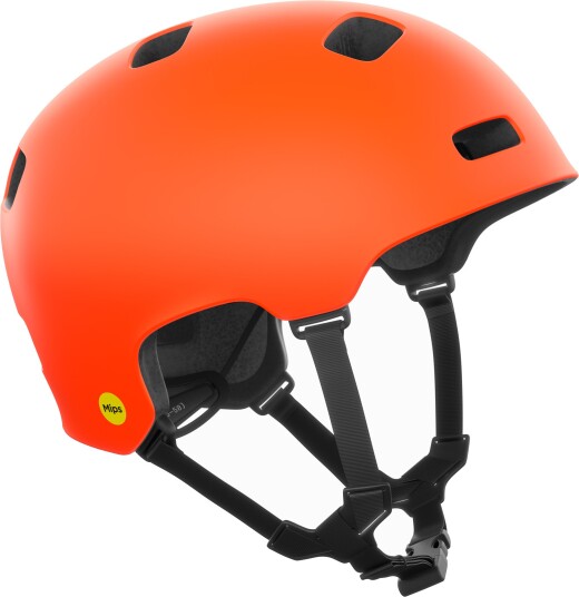 POC Crane Mips Bike Helmet Fluorescent Orange Matt S