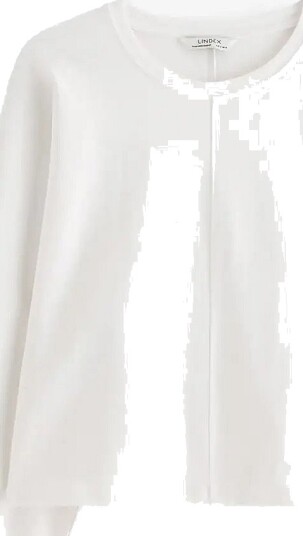 Lindex Jersey Top With Wide Sleeves White S