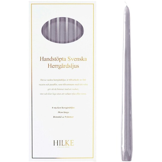 Hilke Collection Herregårdslys 6 pk Blueberry
