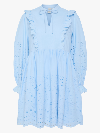 Y.A.S Luma Long Sleeve Dress Blå 36